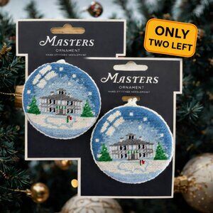 2025 Masters Needlepoint Holiday Ornament ONLY 2 LEFT